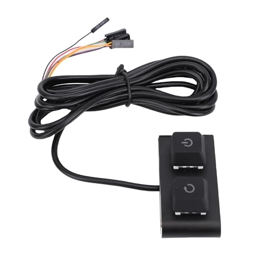 PC Power Switch - 2M Red Mechanical RGB