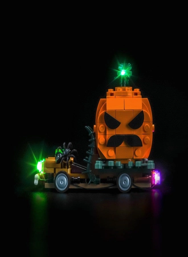 LED Lighting Compatible with Lego 40822 Jack-O'-Lantern Pickup Truck - Light Kit JUST Lights
