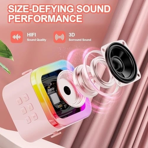 Rechargeable Mini Bluetooth Karaoke Machine