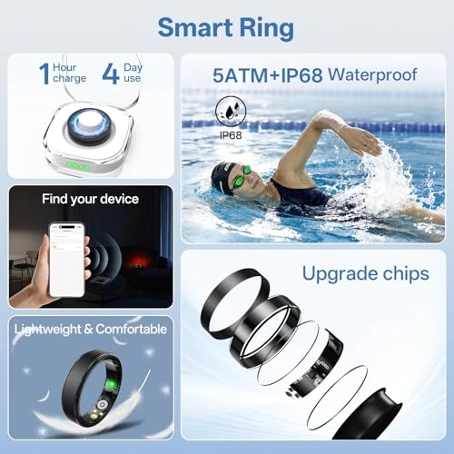 Smart Ring - Black 9# 16mAh