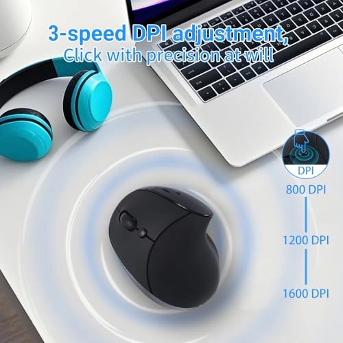 Ergonomic Vertical Mouse - Wireless