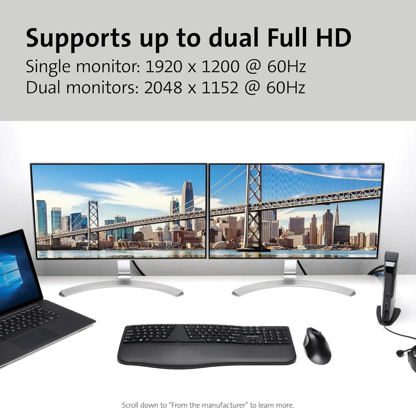 SD3500v K33972US - USB 3 0 Dual Display Docking Station