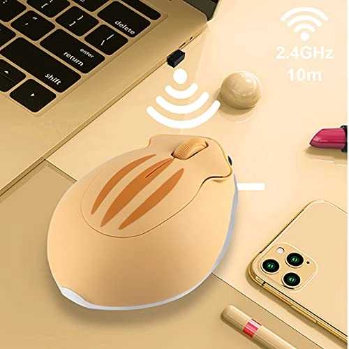 Cute Hamster Shaped Animal Mouse - Wireless