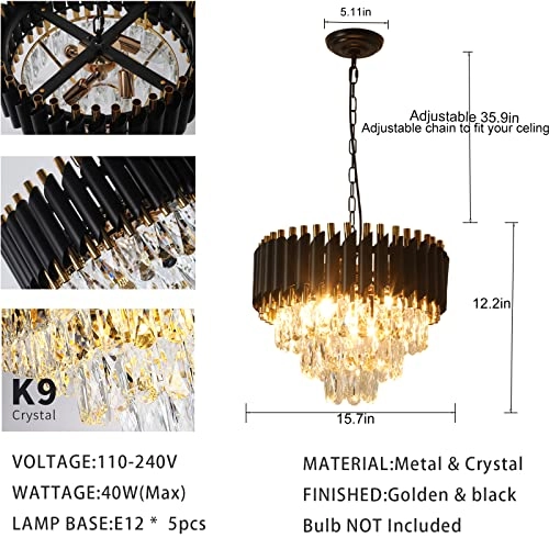 Crystal Chandelier - Dimmable