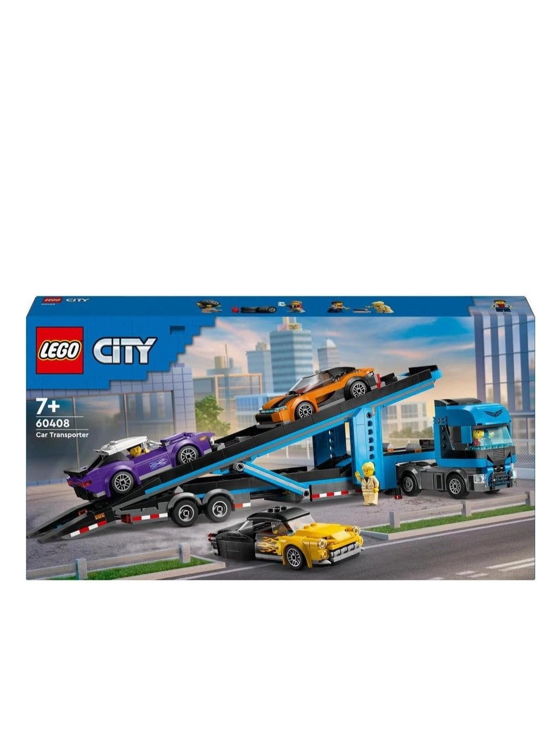 City Car Transporter Truck with Sports Cars (60408)