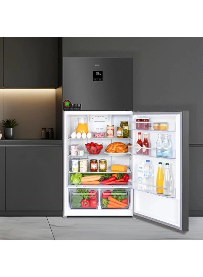Double Door Top Mount Refrigerator - No Frost Digital Display