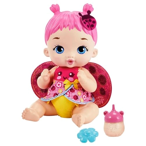 My Garden Baby Feed and Change Ladybug Baby Doll - 12-in Plastic Ages 24 months+