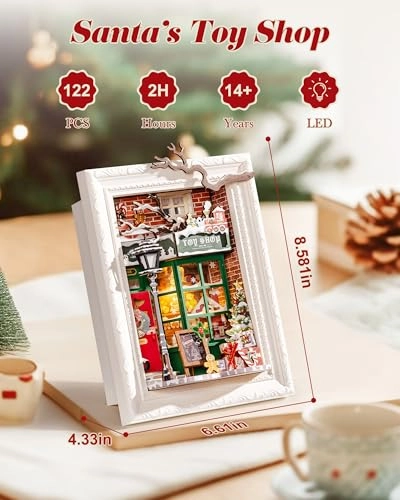 DIY Miniature Dollhouse Kit - Halloween/Christmas 1:20