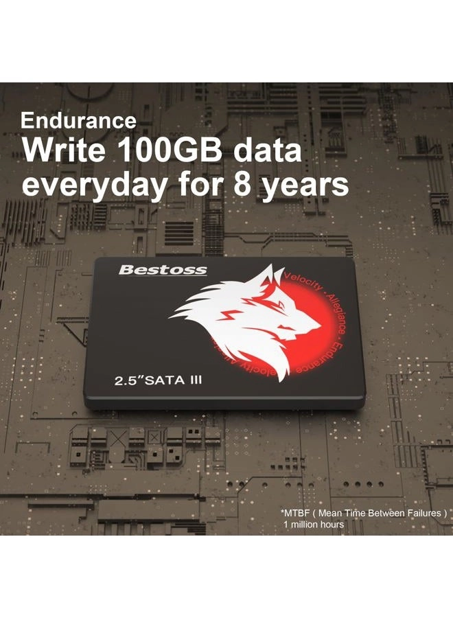 SATAIII SSD - 512GB 2.5-inch
