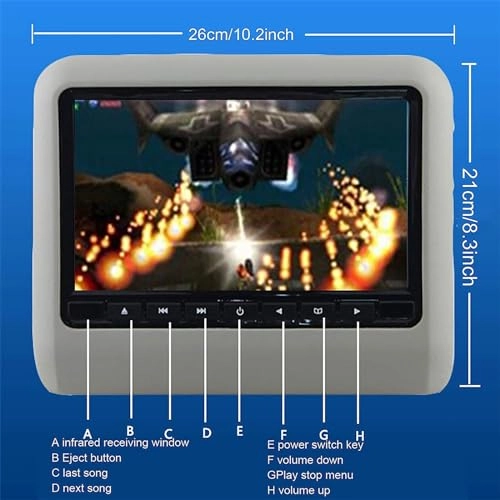 Car Headrest Monitor - 9 Inches