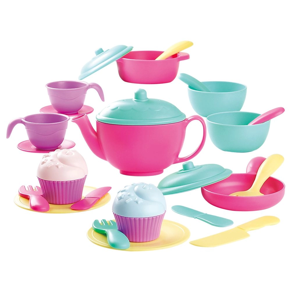 Play&Go Tea Time & Cookware Toy Set - 24 Pcs (2169971-6060)