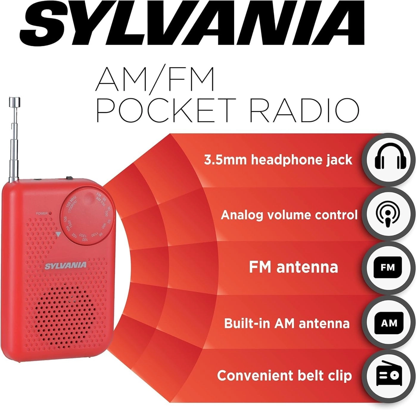 AM/FM Pocket Radio - Portable