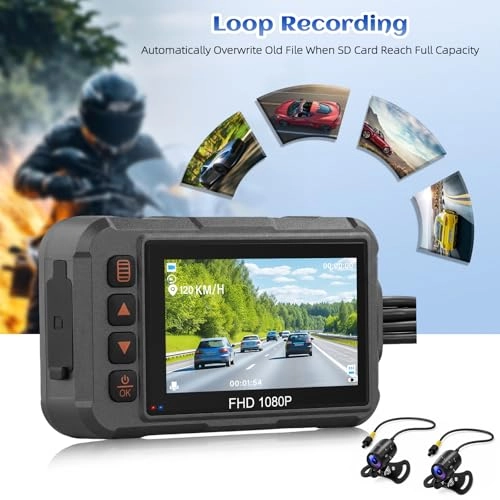 Motorcycle Dash Cam - 1080P