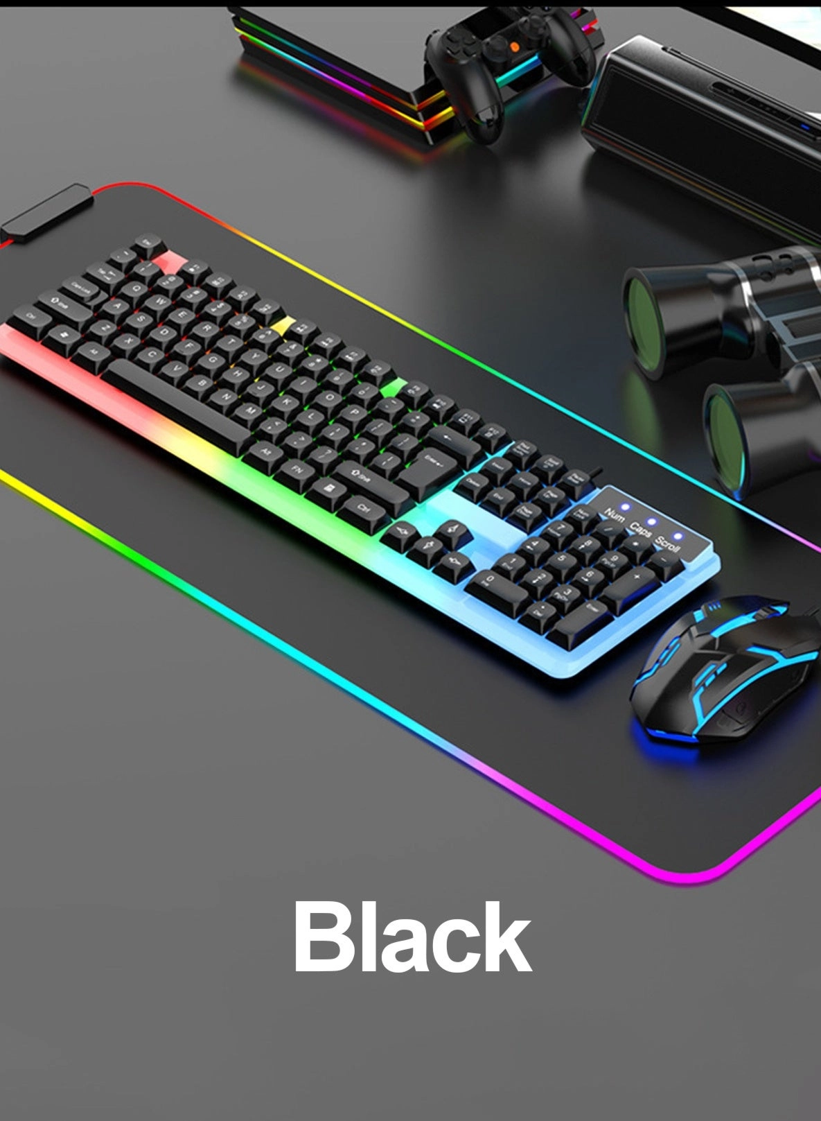 Gaming Keyboard + Gaming Mouse - Wired