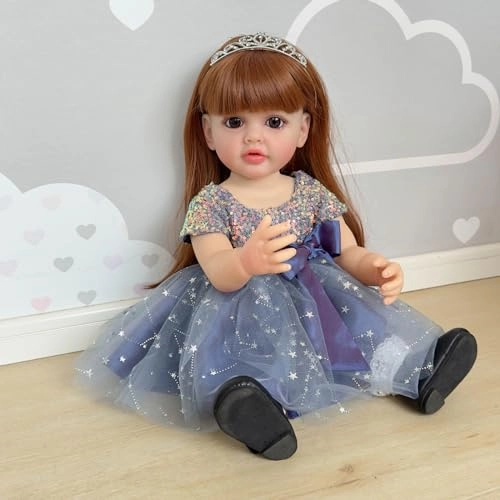 Reborn Baby Doll - 50CM Silicone Vinyl Ages 3+ Gift Set