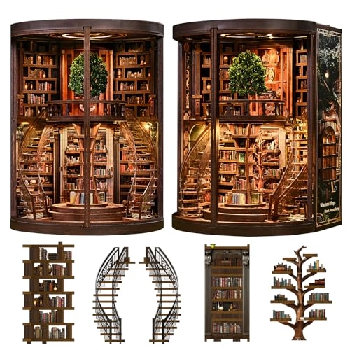 Book Nook Kit - Animal, Beach, Christmas, Fantasy, Floral, Forest, Halloween, Movie, Music, Princess 1:24