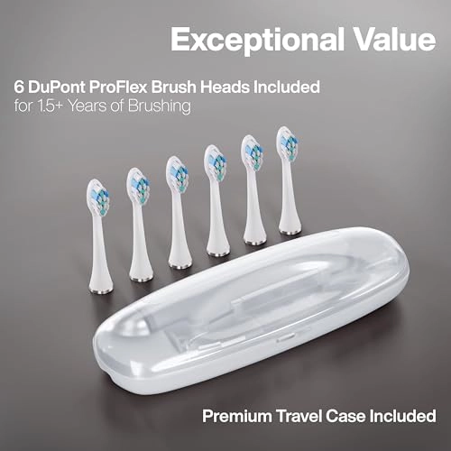 Black Series PRO - UltraWhitening 5 Modes 6 ProFlex Brush Heads