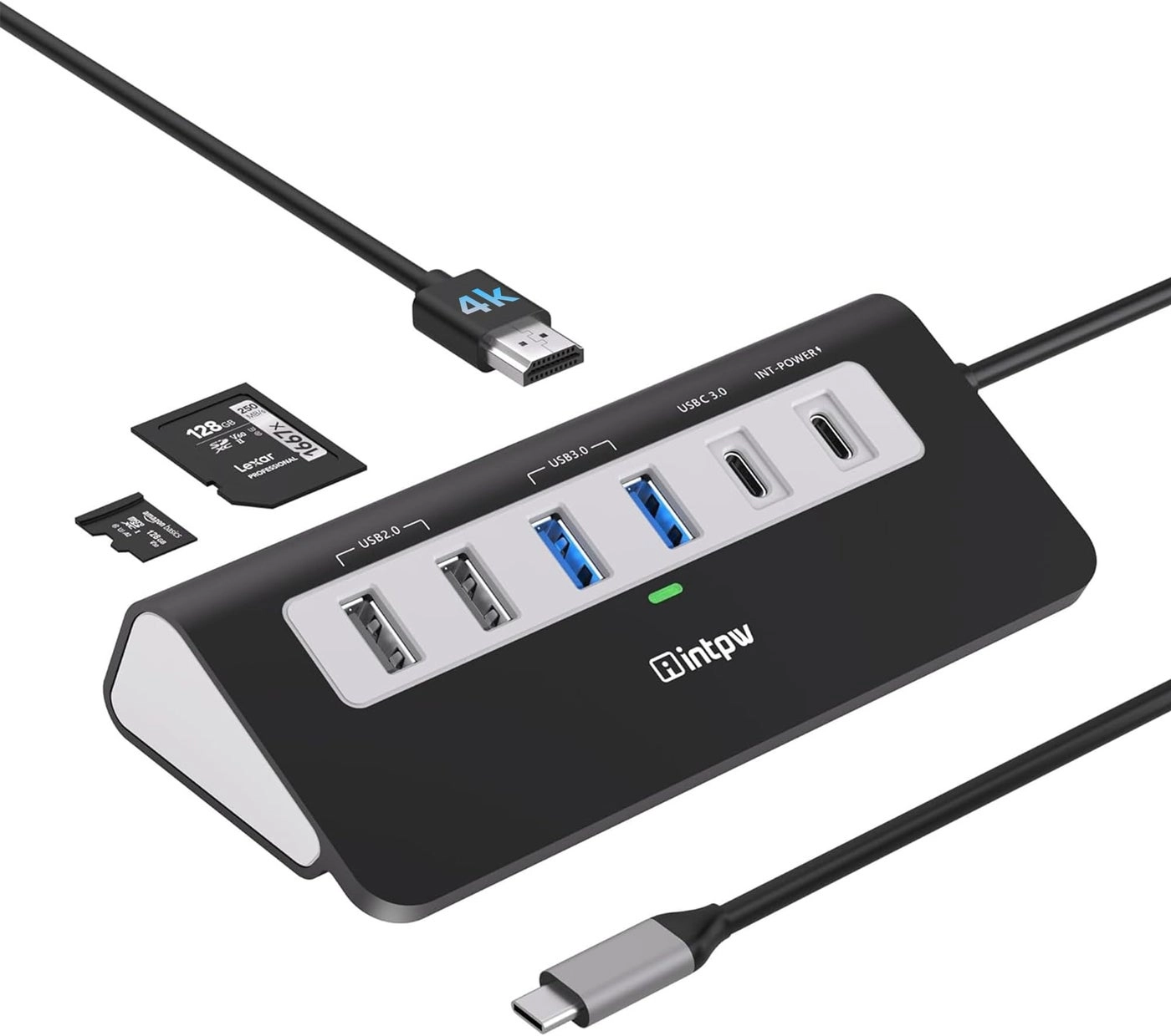 USB C Hub - 9-in-1 4K@60Hz 100W
