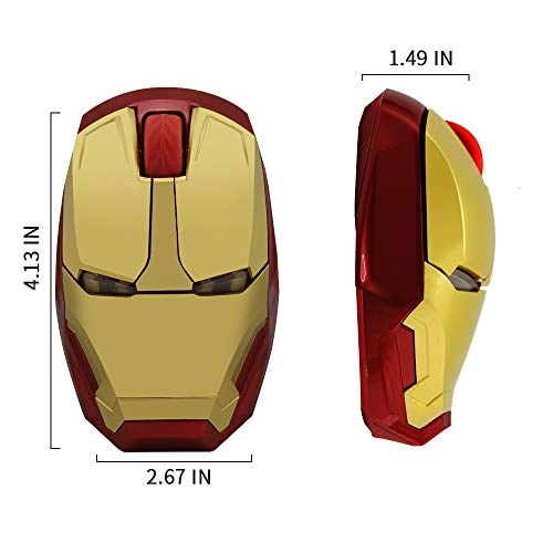 Wireless Iron Man Mouse - USB