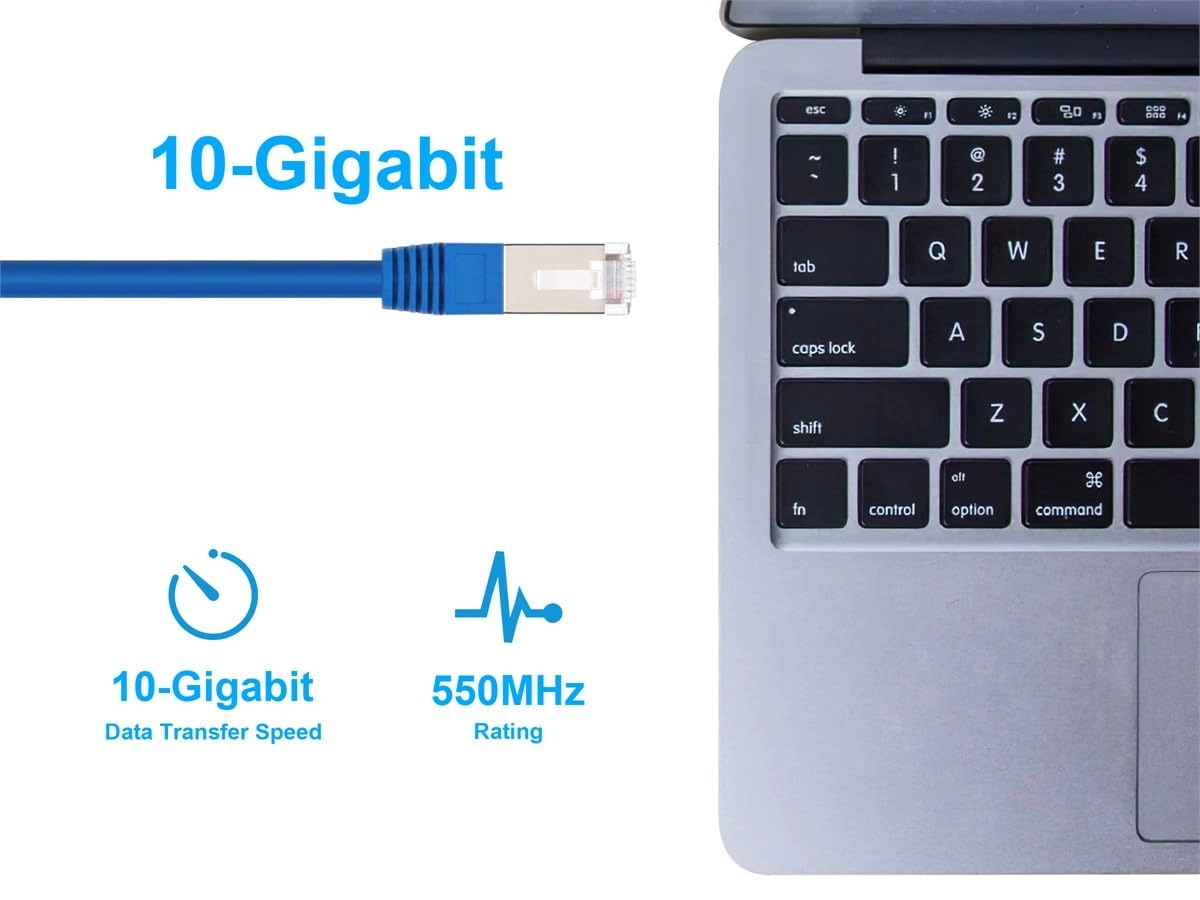 Cat6A PoE Patch Cable - 100 Feet
