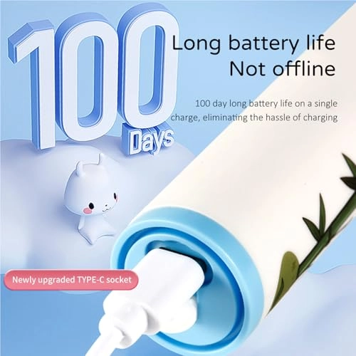 Sonic Electric Toothbrush - 4 Modes 3 Brush Heads Rechargeable