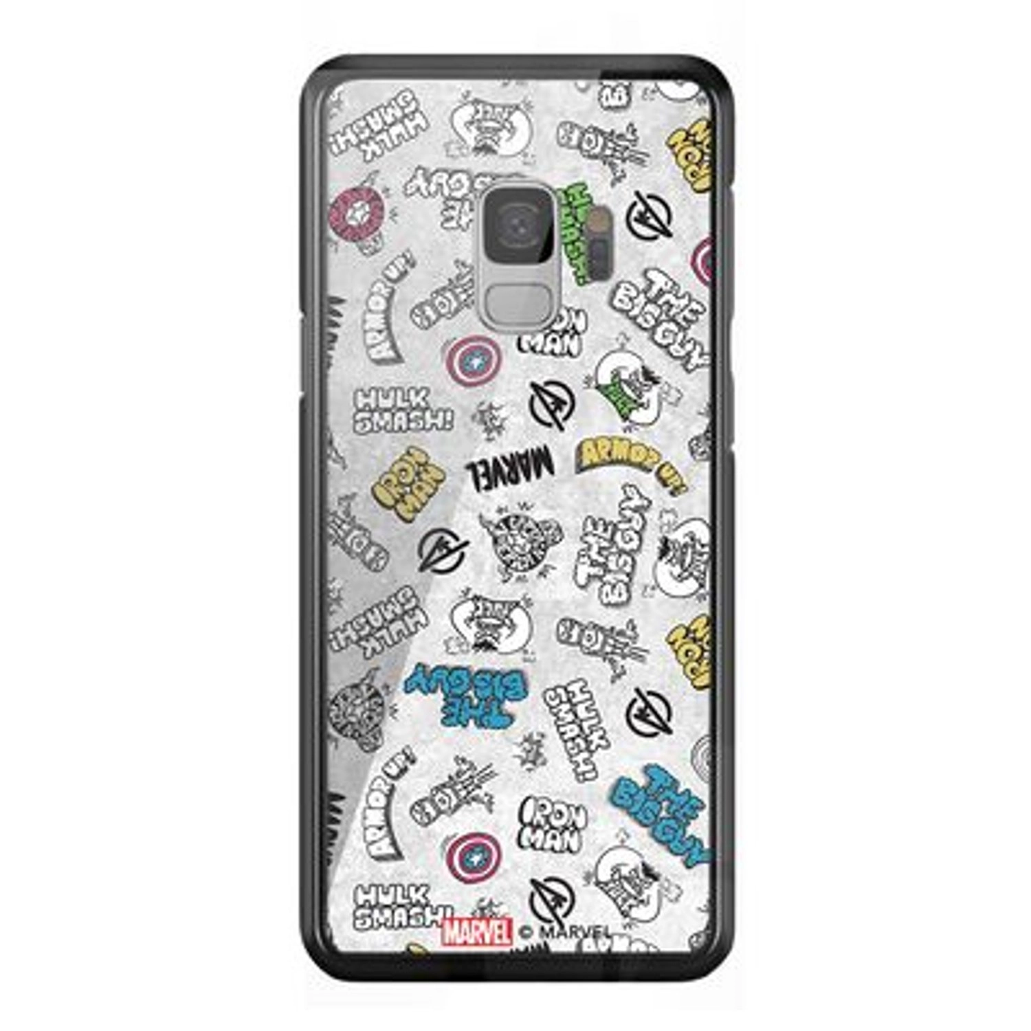 Wackylicious Avengers Cartoon Designs Back Case for Galaxy S9