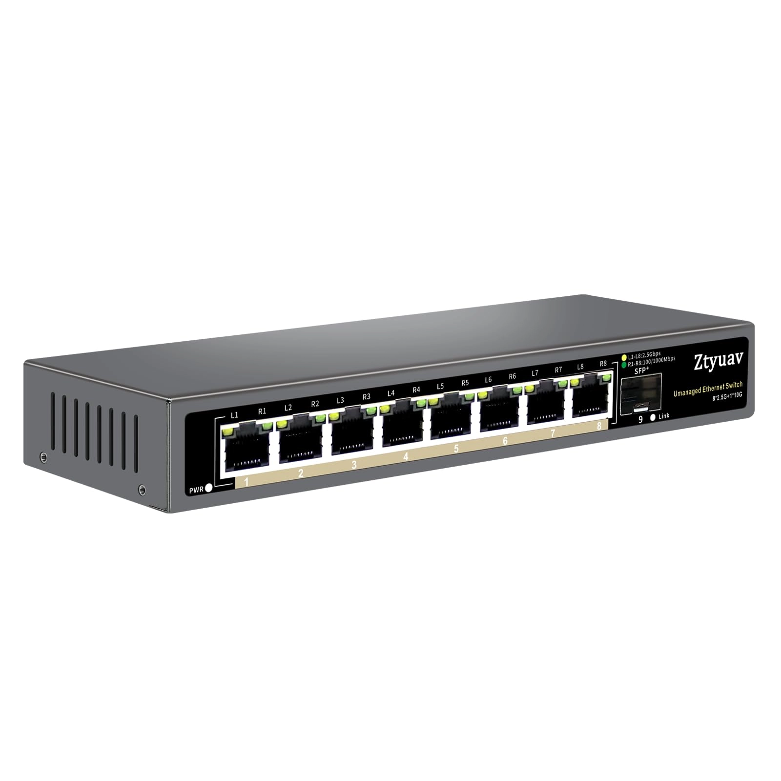 Ztyuav Z-QWYT0801 9-ports