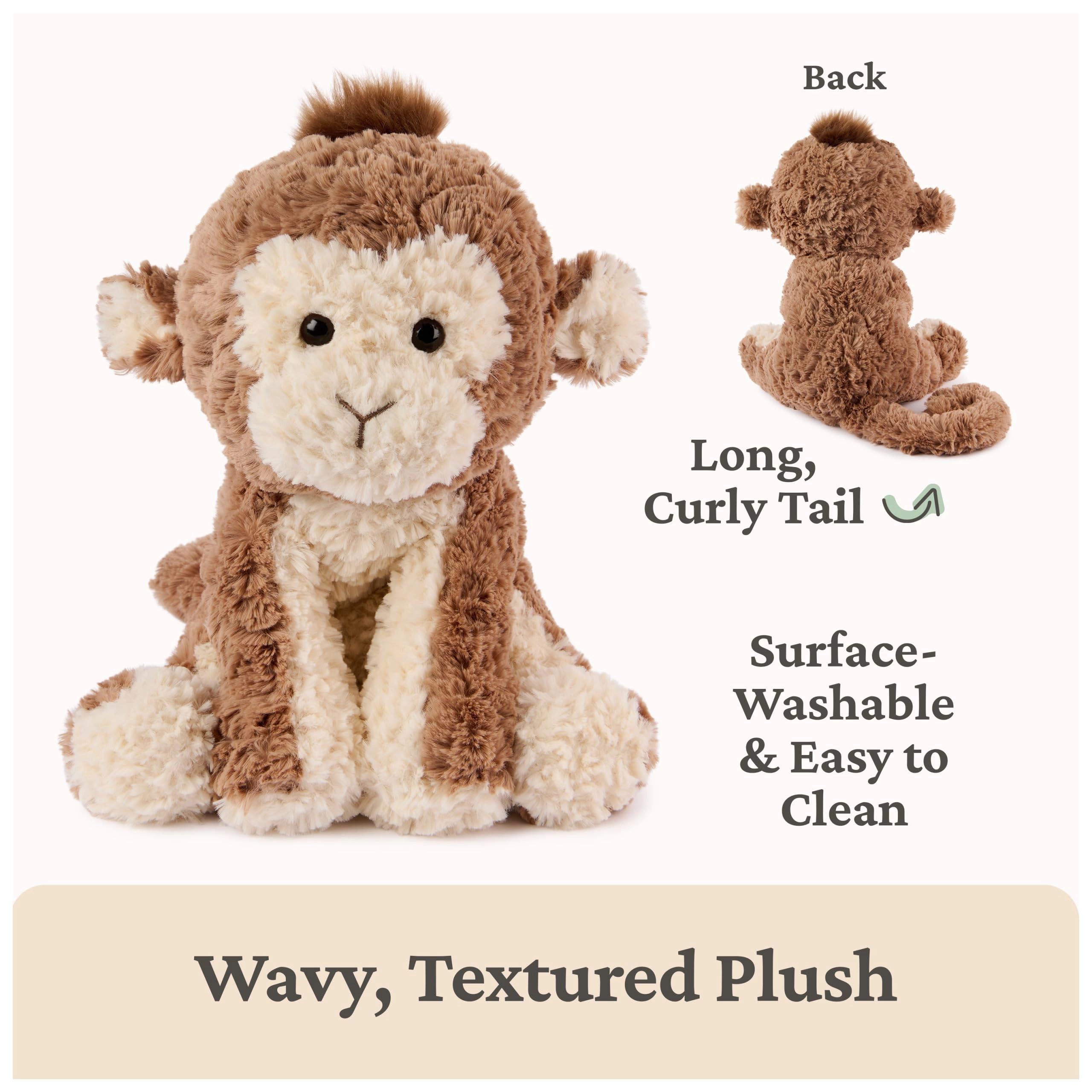 Cozys Collection Monkey - 10" Brown Plush