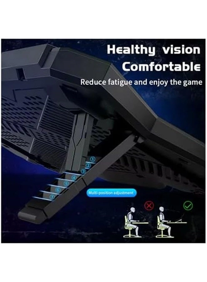 RGB Gaming Laptop Cooling Pad - 6 12-17 Inch