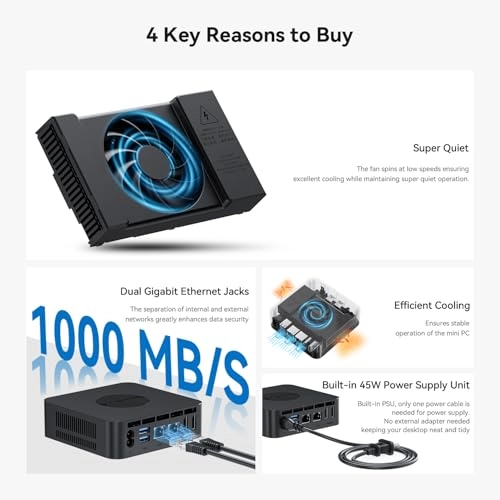 KEY N100 - SSD 500G 16G DDR4 Intel Alder Lake N100