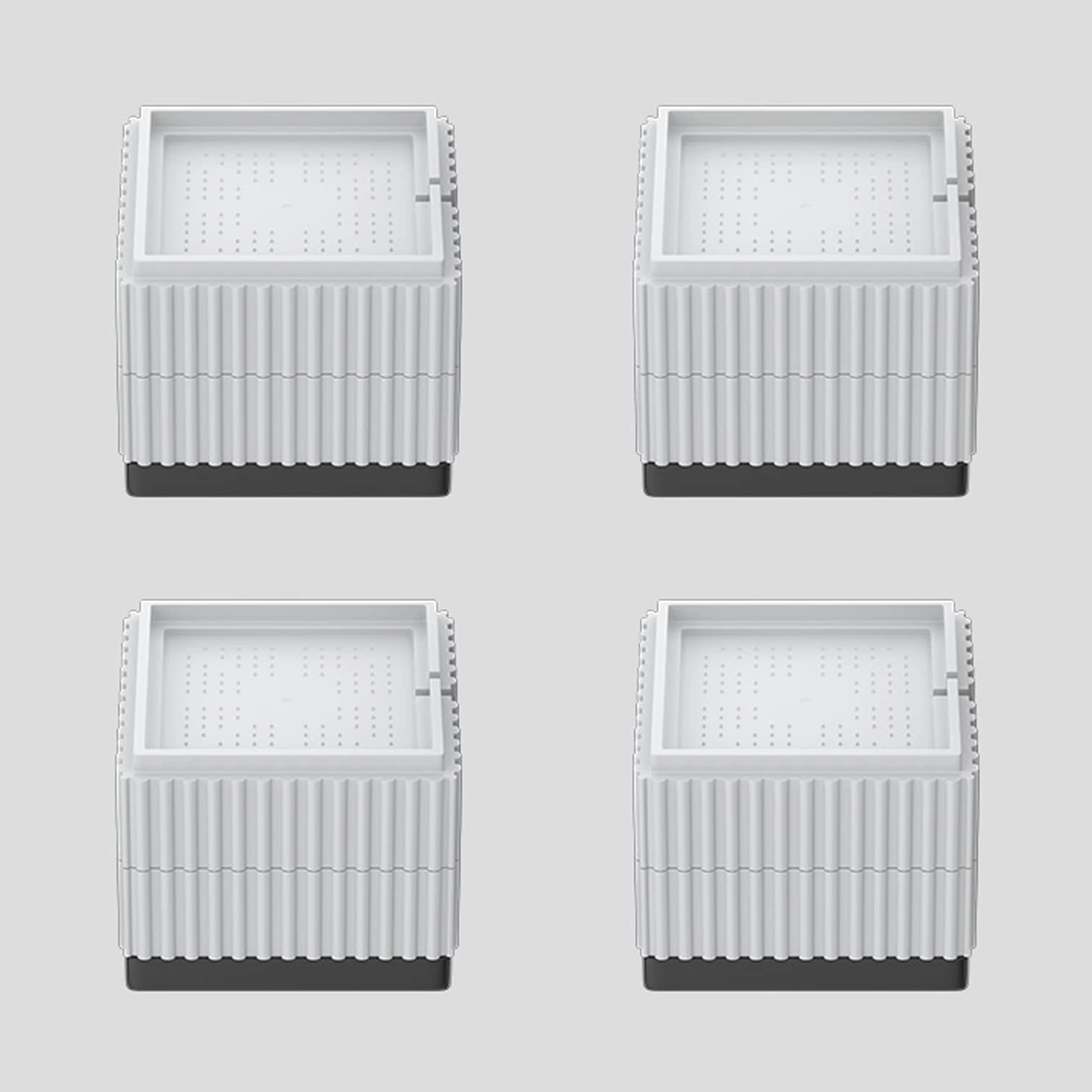 Universal Anti Vibration Feet Pads - 4pcs 6cm White