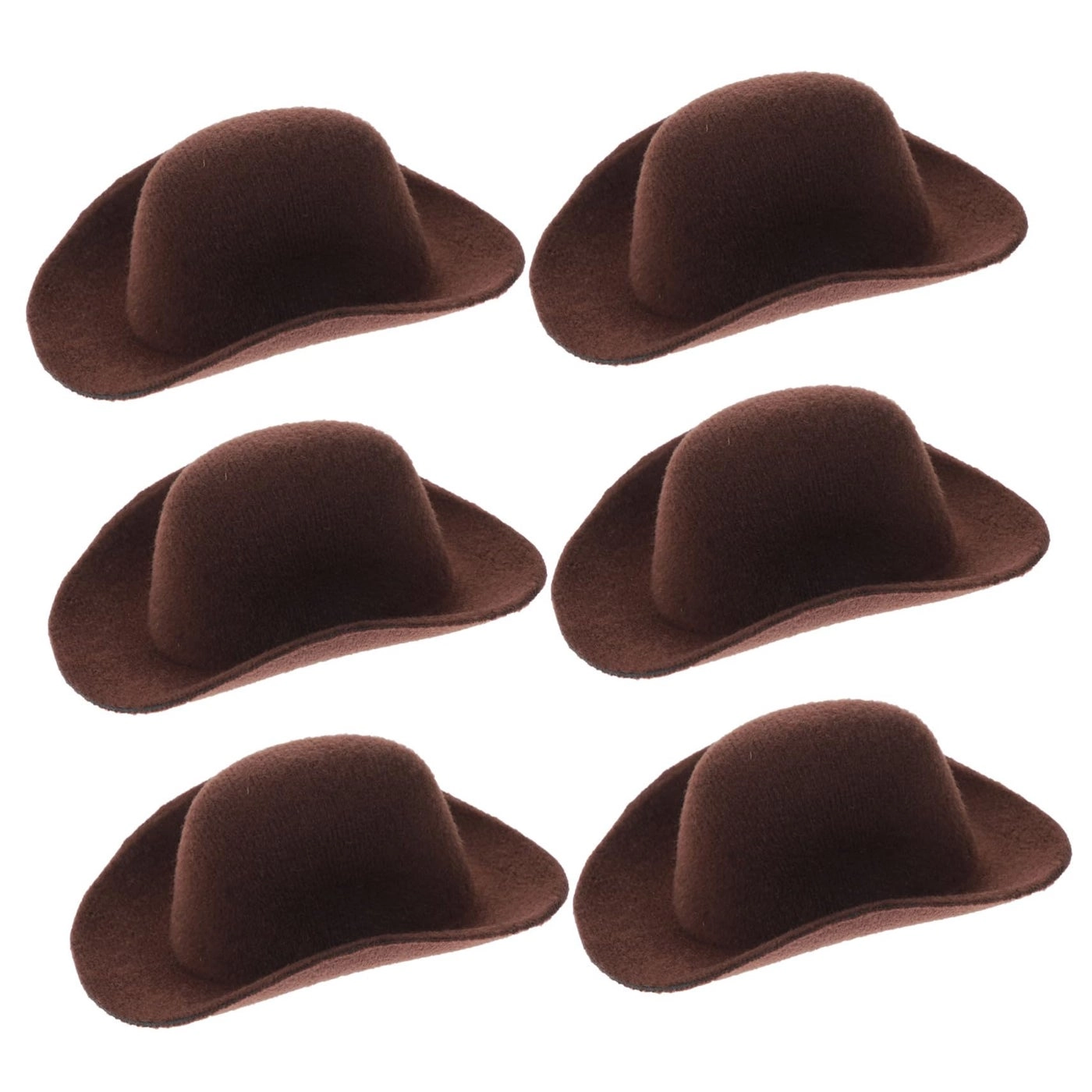 Mini Cowboy Hat - 6Pcs 9X6.5X3CM