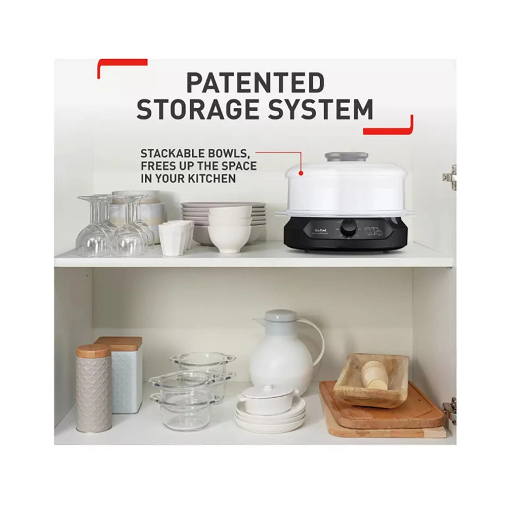 Mini Compact - 2 Bowl Black