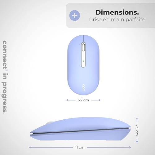 Silent Wireless Mouse - Bluetooth Radio Frequency