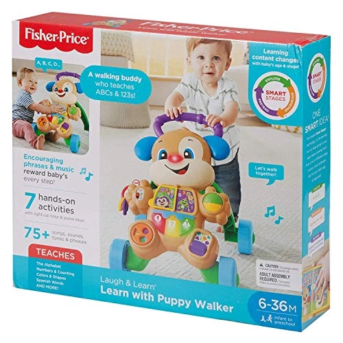 Laugh & Learn Smart Puppy Walker - 3 Smart Stages 6-36 months