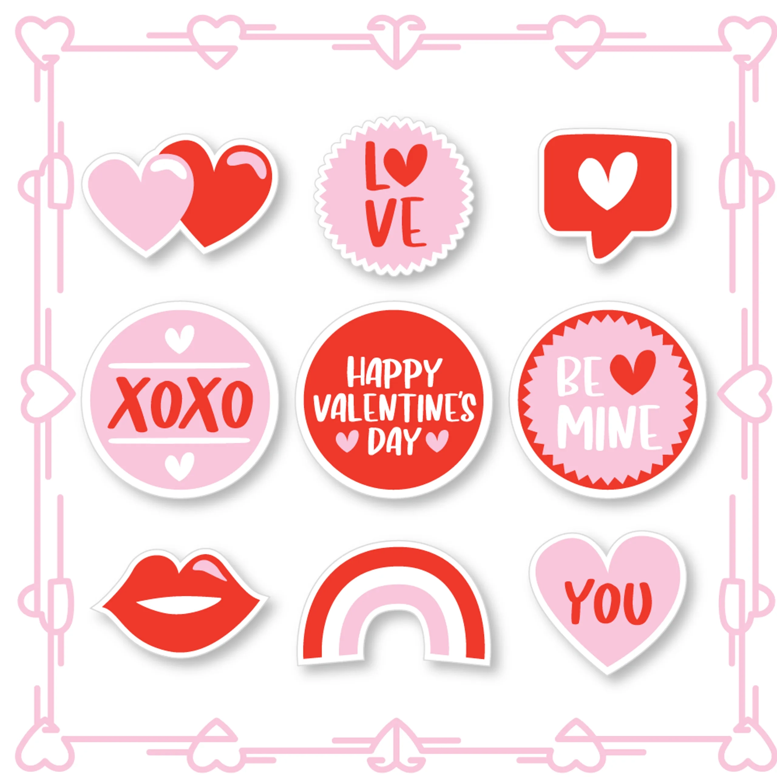 Twinkle Hands Special Love Stickers - 9 Stickers
