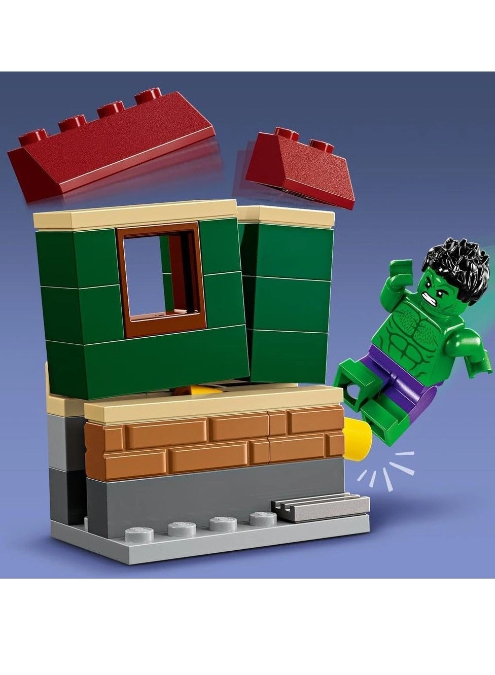 Marvel Iron Man with Bike and The Hulk (76287)