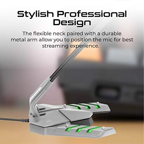 STREAMER-4 USB+3.5mm-Mini-Jack Microphone