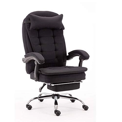 Desk Chair - PU Leather Brown High Back