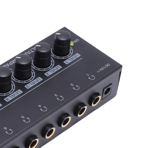 Headphone Amplifier - 8 Output 1 Input Low Noise