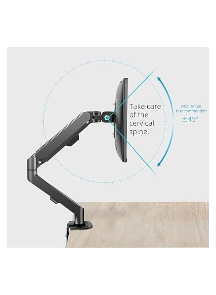 Monitor Mount Arm - Single 20 to 32 inches 75x75mm and 100x100mm