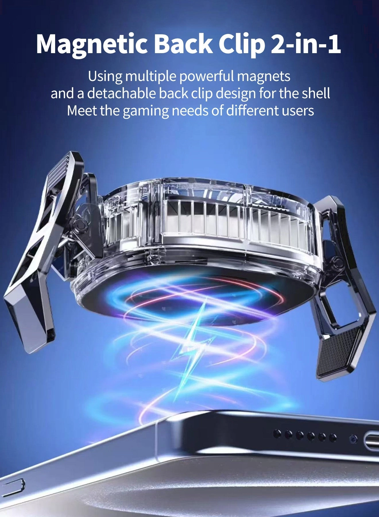 Magnetic Phone Cooler - Semiconductor 3-Speed Digital Display