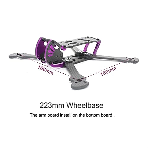 LS-X235 - 223-235mm Wheelbase 4mm Arm