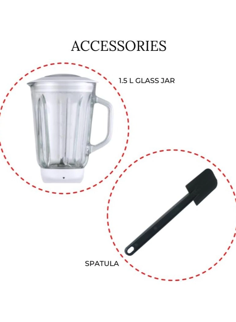 3-in-1 Stand Mixer - 6.5 L 1300 W