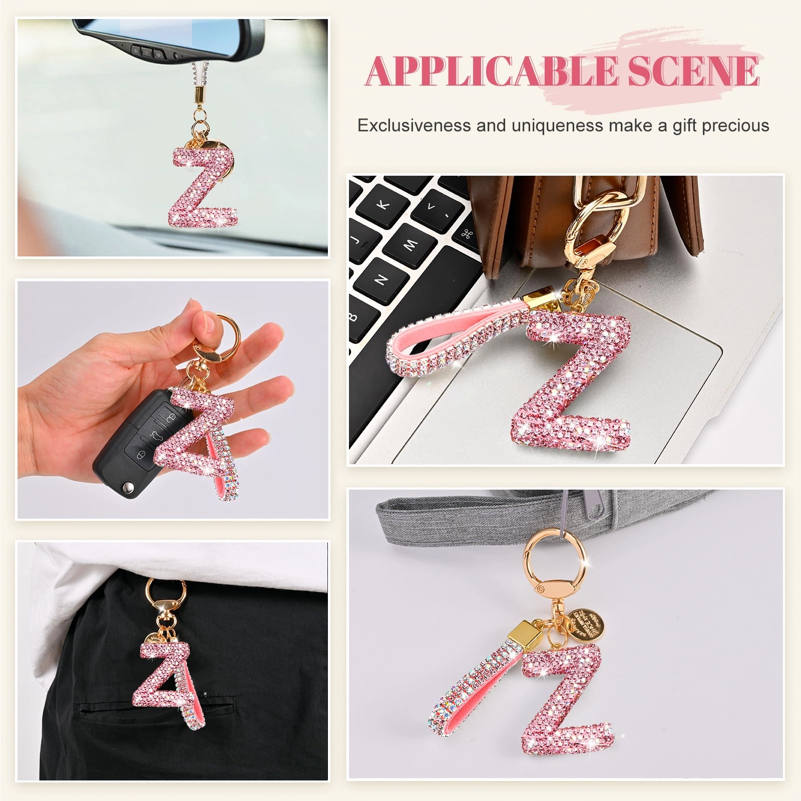 Initial Letter Keychain