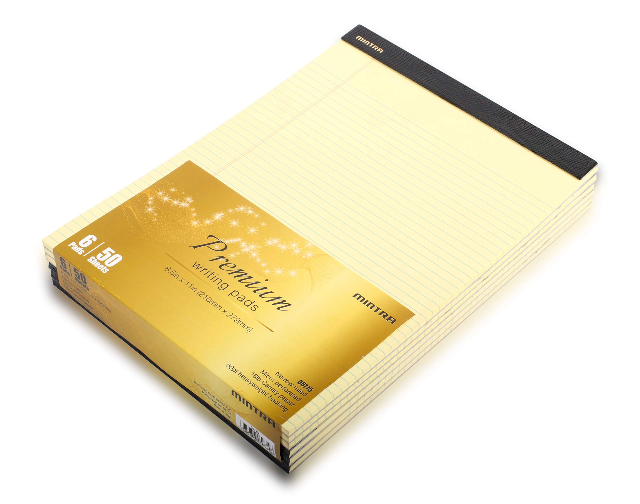 Legal Pads 8.5-x-11-inch inches - Lined 50 Sheets
