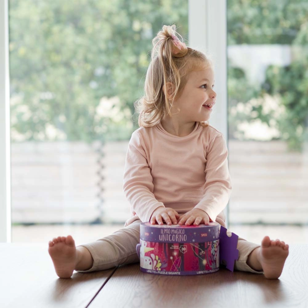 The Magic Unicorn Book & Puzzle - Suitable for 3 years & above