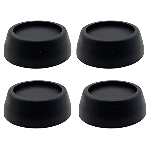 Washing Machine Foot Pad - 5 Pcs Anti-Vibration Black