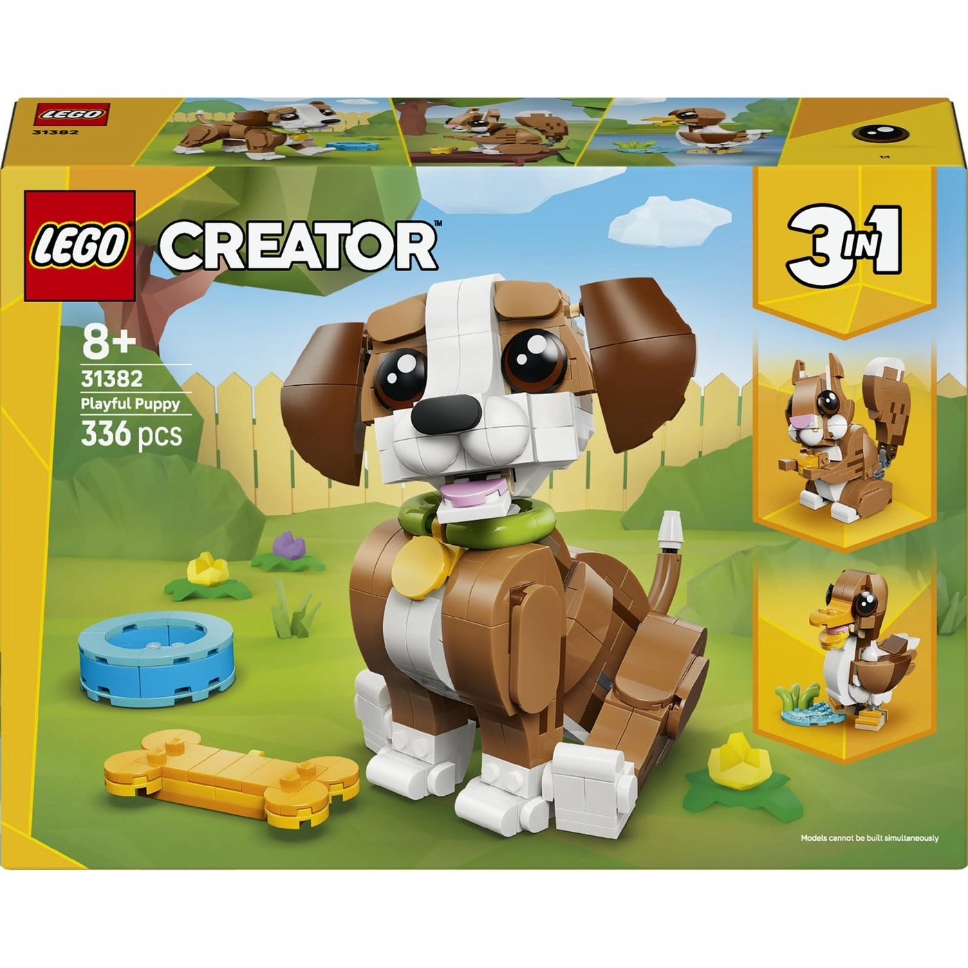 LEGO Creator Cute Animals: Playful Puppy Dog (31382) - 3in1