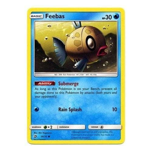Pokémon Feebas 28/70 - English + Toploader